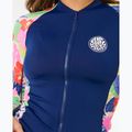 Moteriški plaukimo marškinėliai ilgomis rankovėmis Rip Curl Party Wave Upf Zip multicolor 6