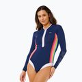 Moteriškas vientisas maudymosi kostiumėlis  Rip Curl Surf Stripe UPF Surf Suit dark navy 4