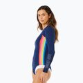 Moteriškas vientisas maudymosi kostiumėlis  Rip Curl Surf Stripe UPF Surf Suit dark navy 5