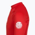 Vaikiški plaukimo marškinėliai Rip Curl Waves Upf lava red 5
