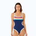 Moteriškas vientisas maudymosi kostiumėlis Rip Curl Surf Stripe Cheeky dark navy