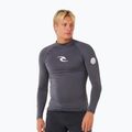 Vyriški plaukimo marškinėliai ilgomis rankovėmis Rip Curl Waves Upf Perf charcoal grey