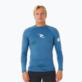 Vyriški plaukimo marškinėliai ilgomis rankovėmis Rip Curl Waves Upf Perf bluefin