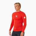 Vyriški plaukimo marškinėliai ilgomis rankovėmis Rip Curl Waves Upf Perf lava red 4
