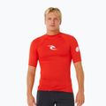 Vyriški plaukimo marškinėliai Rip Curl Waves Upf Perf lava red