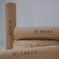 TREXO Jogos kilimėlis TPE kamštiena 6 mm oranžinė YM-C01P 8