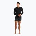 Vyriški termoaktyvūs marškinėliai ilgomis rankovėmis icebreaker Merino 150 Anatomica Crewe black 2