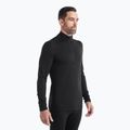 Vyriški Icebreaker 200 Oasis Half Zip termo megztiniai juodos spalvos