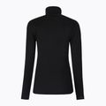 Moteriški termoaktyvūs marškinėliai icebreaker 200 Oasis Half Zip juodi 7