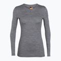 Termoaktyvus moteriškas džemperis icebreaker 200 Oasis Crewe gritstone heather 5
