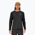 Vyriški dviračių marškinėliai ilgomis rankovėmis Mons Royale Tarn Merino Shift Wind Jersey black
