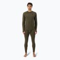 Termoaktyvūs vyriški marškinėliai ilgomis rankovėmis Mons Royale Cascade Merino Base Layer dark olive 2