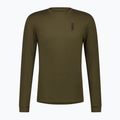 Termoaktyvūs vyriški marškinėliai ilgomis rankovėmis Mons Royale Cascade Merino Base Layer dark olive 5