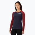 Termoaktyvus moteriškas džemperis Mons Royale Icon Raglan cherry/ 9 iron