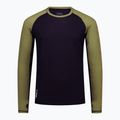 Vyriški termoaktyvūs marškinėliai Mons Royale Temple Merino fern/black 3