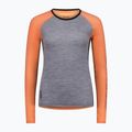 Moteriški termoaktyvūs marškinėliai Mons Royale Bella Tech grey heather/punch 3