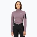 Moteriški termoaktyvūs marškinėliai Mons Royale Diversion Mock Neck mauve