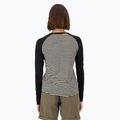 Moteriški termoaktyvūs marškinėliai Mons Royale Icon Raglan mr stripe/black 2