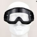 Vaikiški dviračių akiniai 100 % Strata 2 Junior black/clear 7