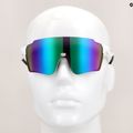 Akiniai nuo saulės Red Bull SPECT Stun shiny white/smoke with purple-green mirror 9
