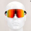 Akiniai nuo saulės Red Bull SPECT Stun matt black/brown with red mirror 9