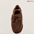 Vyriški buriavimo batai Timberland Classic Boat Shoe medium brown full grain 9