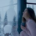 Moteriški termo megztiniai ROXY Base Layer Top Warmlink pilkai violetinė 9