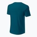 Vyriški teniso marškinėliai Wilson Script Eco Cotton Tee blue/coral 2