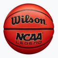 Krepšinio kamuolys Wilson NCAA Legend orange/black dydis 6