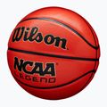 Krepšinio kamuolys Wilson NCAA Legend orange/black dydis 6 3