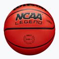 Krepšinio kamuolys Wilson NCAA Legend orange/black dydis 6 6