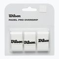 Padelio rakečių apvyniojimas Wilson Padel Pro Overgrip 3 vnt. white 2