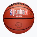 Vaikiškas krepšinio kamuolys Wilson NBA JR Fam Logo Indoor Outdoor brown dydis 5 5