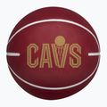 Krepšinio kamuolys Wilson NBA Team Dribbler Cleveland Cavaliers brown 2