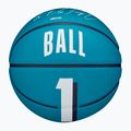 Wilson NBA Player Icon Mini Lamelo krepšinio kamuolys WZ4012901XB3 dydis 3 2