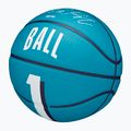 Wilson NBA Player Icon Mini Lamelo krepšinio kamuolys WZ4012901XB3 dydis 3 4