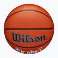 Krepšinio kamuolys Wilson NBA JR Fam Logo Authentic Outdoor brown dydis 6 4