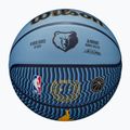 Krepšinio kamuolys Wilson NBA Player Icon Outdoor Morant blue dydis 7 5