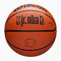 Vaikiškas krepšinio kamuolys Wilson NBA JR Drv Fam Logo brown dydis 5 5