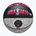 Krepšinio kamuolys Wilson NBA Jam Indoor Outdoor black/grey dydis 7 5