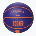 Vaikiškas krepšinio kamuolys Wilson NBA Player Icon Mini Booker navy dydis 3 4