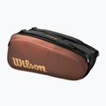 Wilson Super Tour Pro Staff teniso krepšys V14 9Pk rudos spalvos WR8024501001