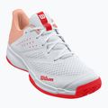 Moteriški teniso bateliai Wilson Kaos Stroke 2.0 white/peach perfait/infrared 8