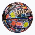 Krepšinio kamuolys Wilson NBA All Team Retro multicolour dydis 7 2