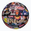 Krepšinio kamuolys Wilson NBA All Team Retro multicolour dydis 7 5