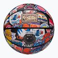 Krepšinio kamuolys Wilson NBA All Team Retro multicolour dydis 7 6