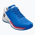 Vyriški teniso batai Wilson Rush Pro Ace Clay deja vu blue/ white/ infrared 8