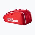 Teniso krepšys Wilson Super Tour Red 15PK red 2
