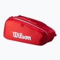 Teniso krepšys Wilson Super Tour Red 9PK red