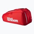 Teniso krepšys Wilson Super Tour Red 9PK red 2